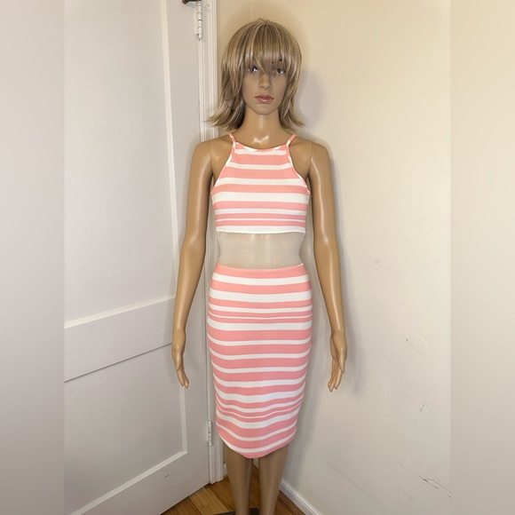 New | JL Designs - Girl Dresses — pink and white - Medium - Picture 9 of 13